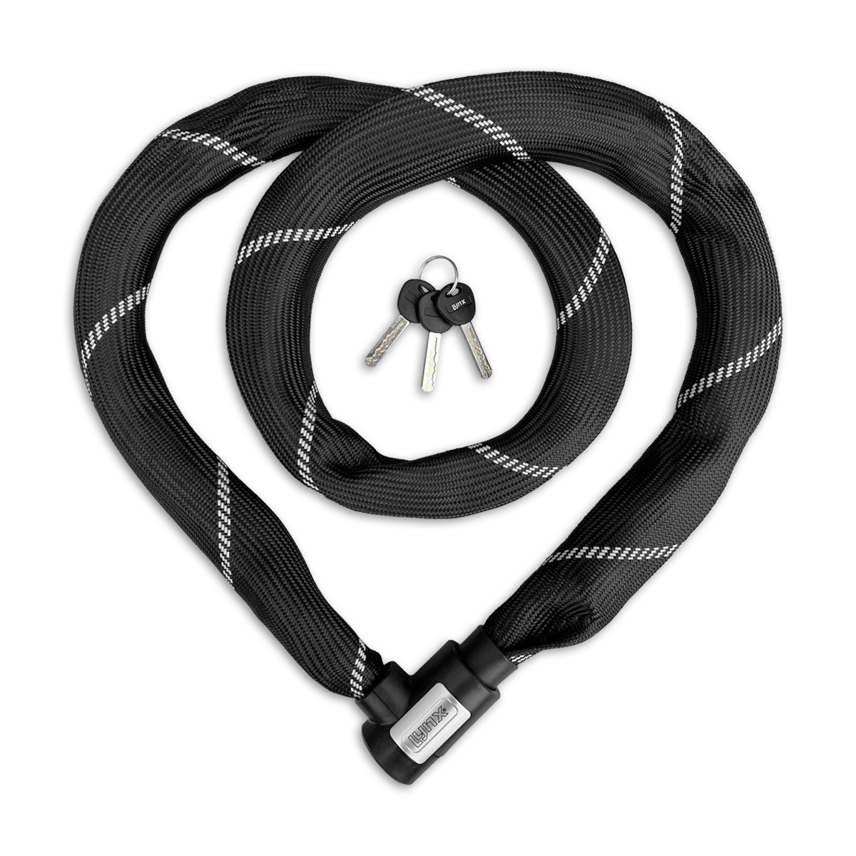 410333.180 LYNX Kettenschloss Lastenfahrrad Stelix ART 2 180 cm x 8.3 mm