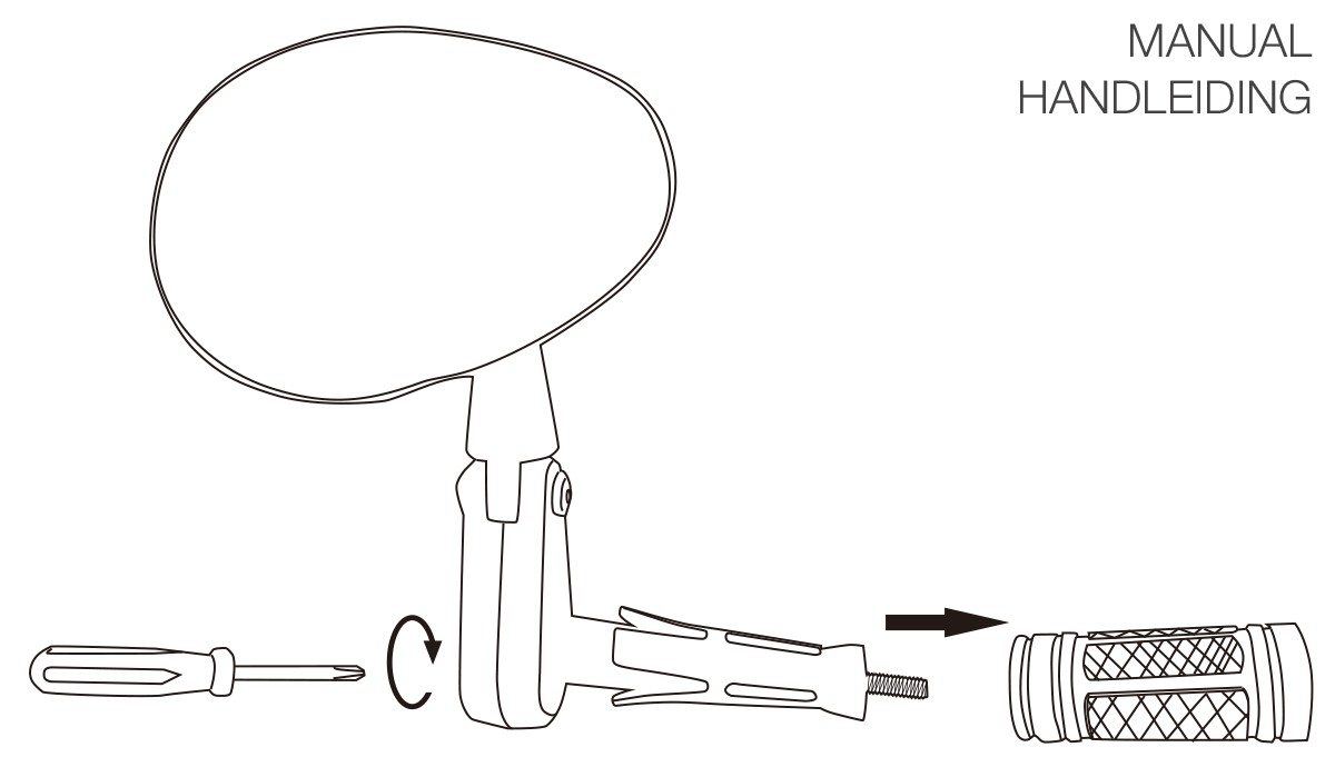421105 LYNX Fahrradspiegel (links) <-> 113 x 77 mm
