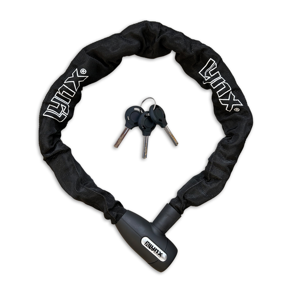 410331 LYNX Kettenschloss Cityline XL 95 95 cm x 10 mm