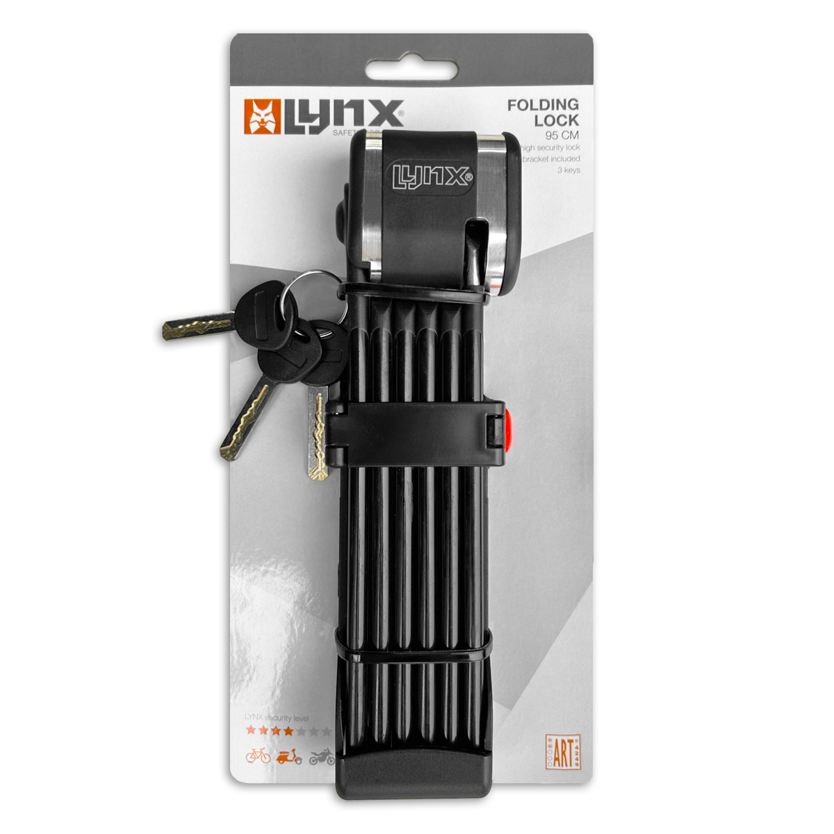 410407 LYNX Faltschloss Pivot+ ART 2 95 cm
