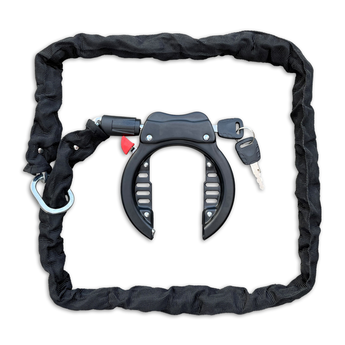 410730.CH150 LYNX Rahmenschloss mit Kette 150 cm x 5.3 mm