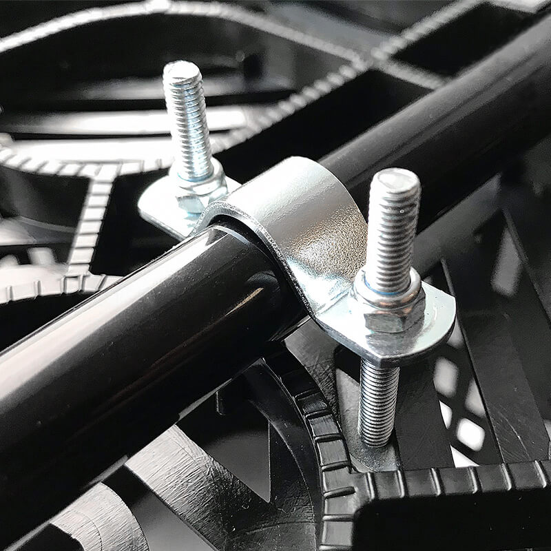 610899.3 LYNX Fahrrad-Kiste Befestigungssatz Verzinkt