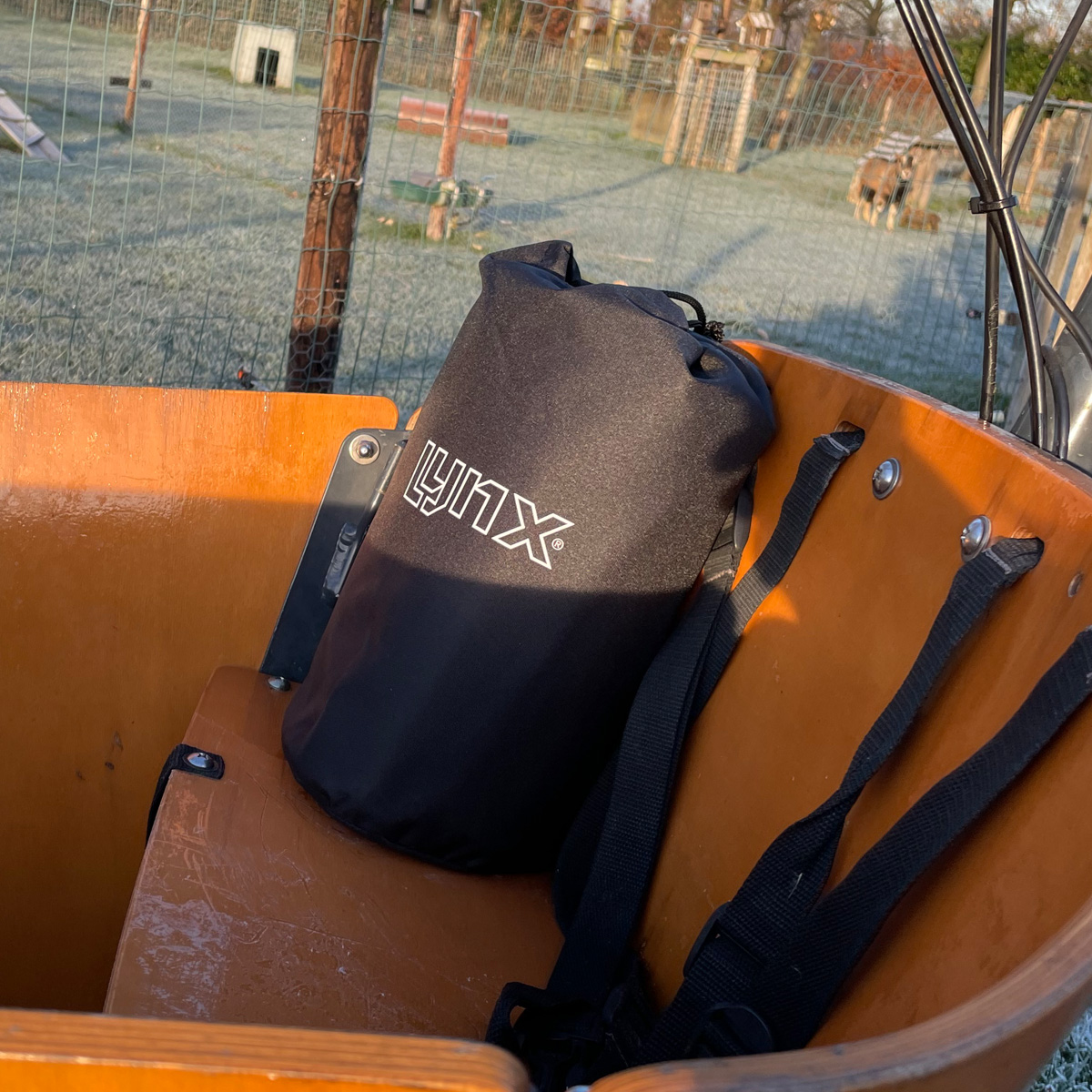 440706 LYNX Lastenfahrrad Abdeckung 2 Räder hohe Qualität 285 x 65 x 115 cm