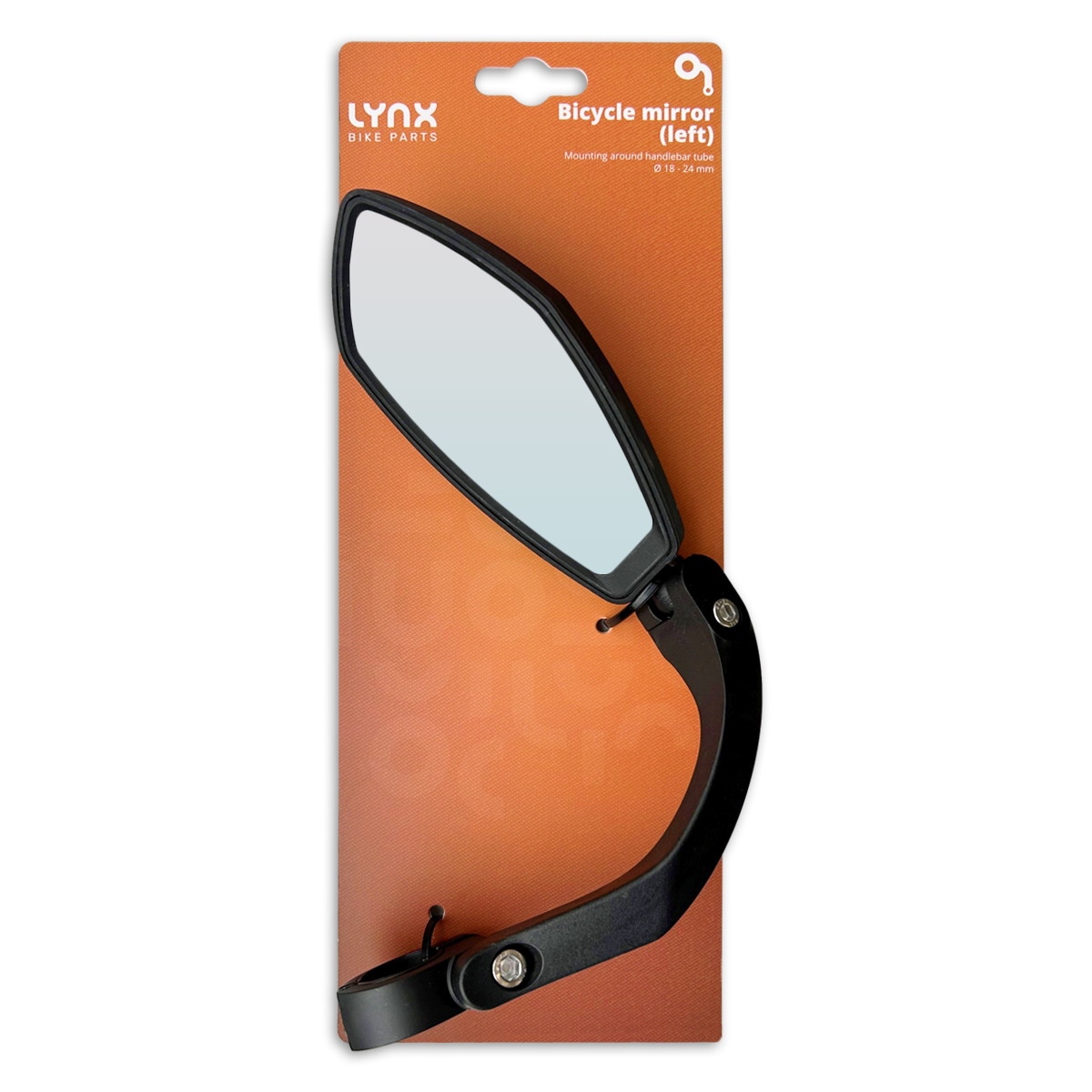 421121.L LYNX Fahrradspiegel (links) <-> 110 x 47 mm