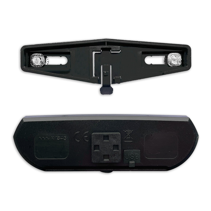 429285.QR LYNX Rücklicht USB Eagle <- 50-80 mm ->