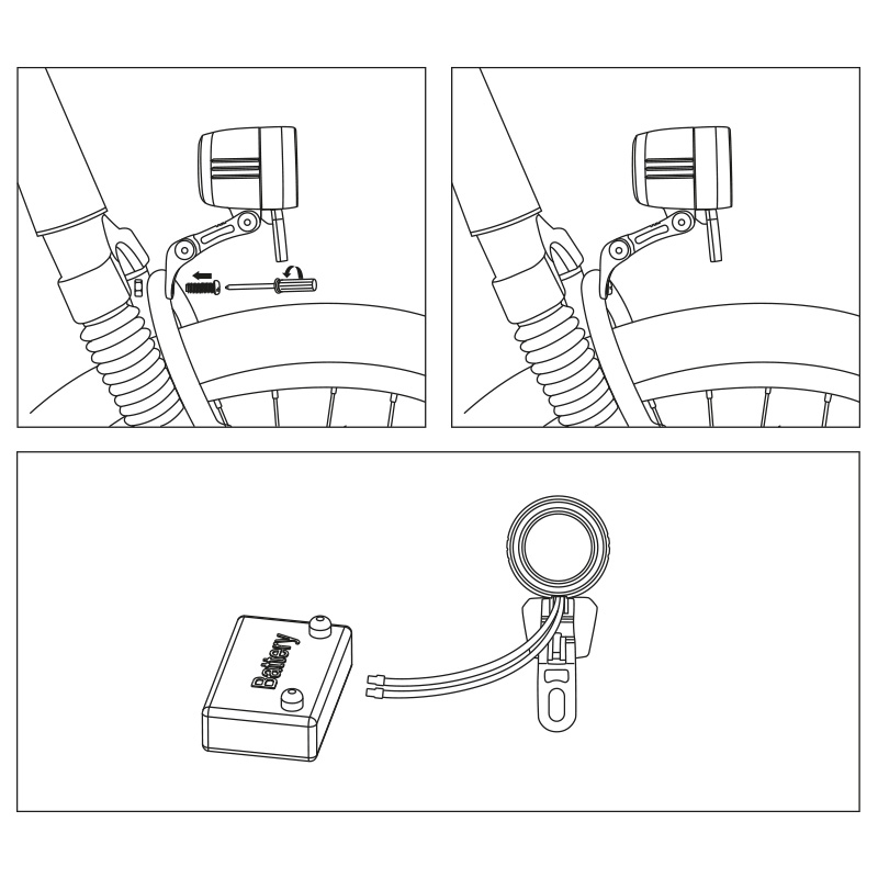 429397.E LYNX Scheinwerfer E-bike Max+ 100 Lux