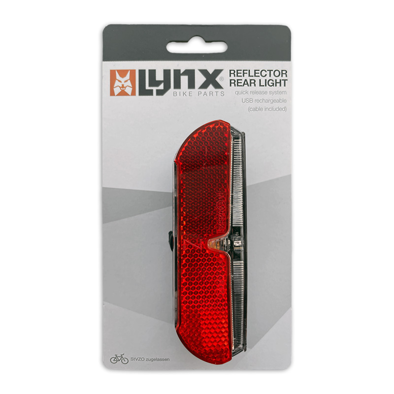 429285.QR LYNX Rücklicht USB Eagle <- 50-80 mm ->