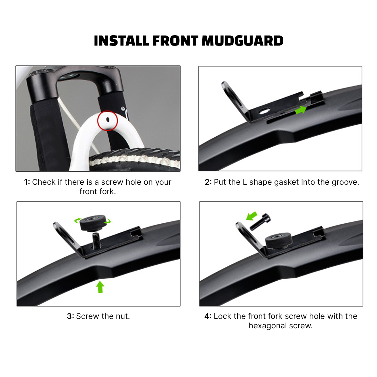 440001 LYNX Schutzblechset MTB & Stadt 24 - 29 Inch