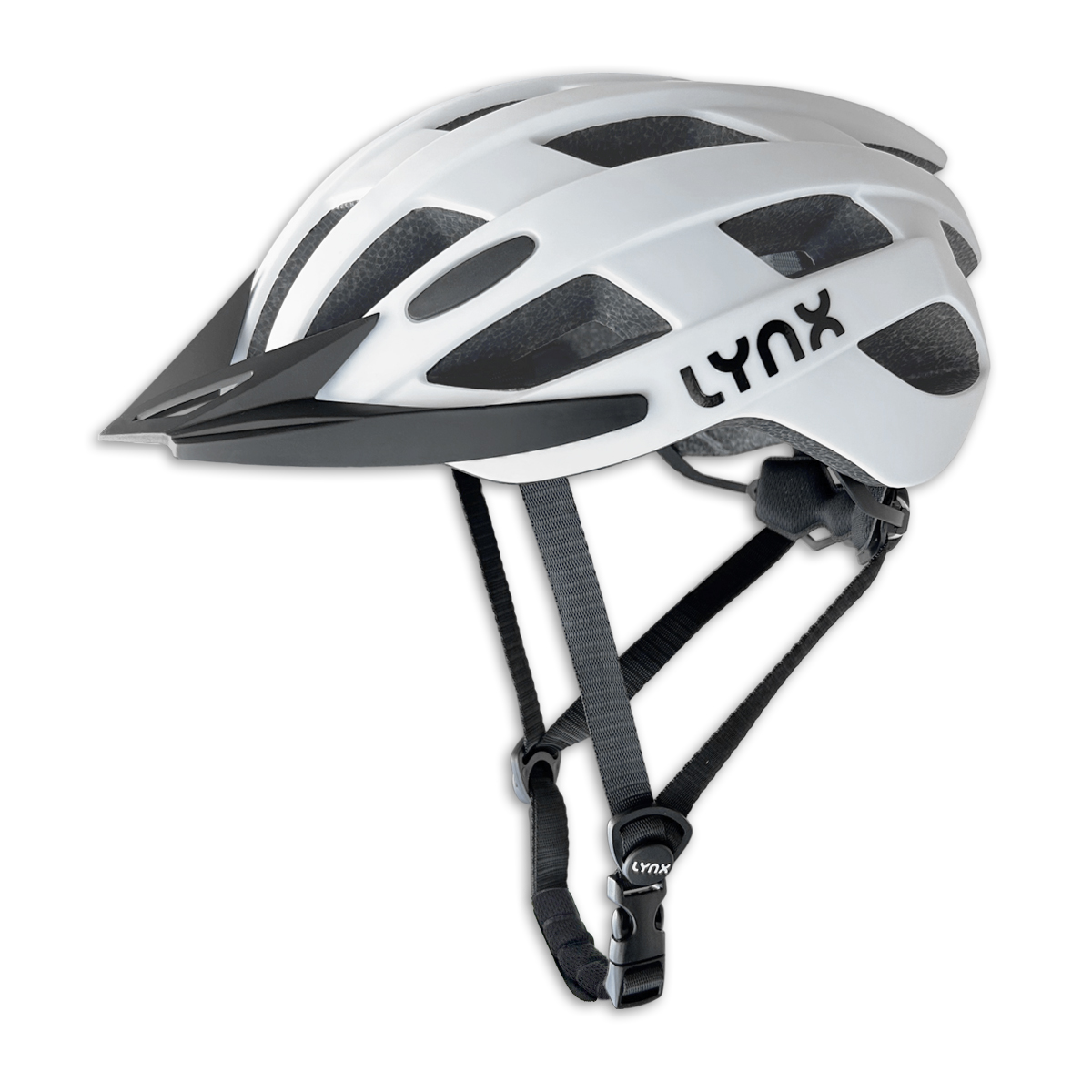 619103.WHI LYNX Fahrradhelm All-Road (S/M) 54-58 cm